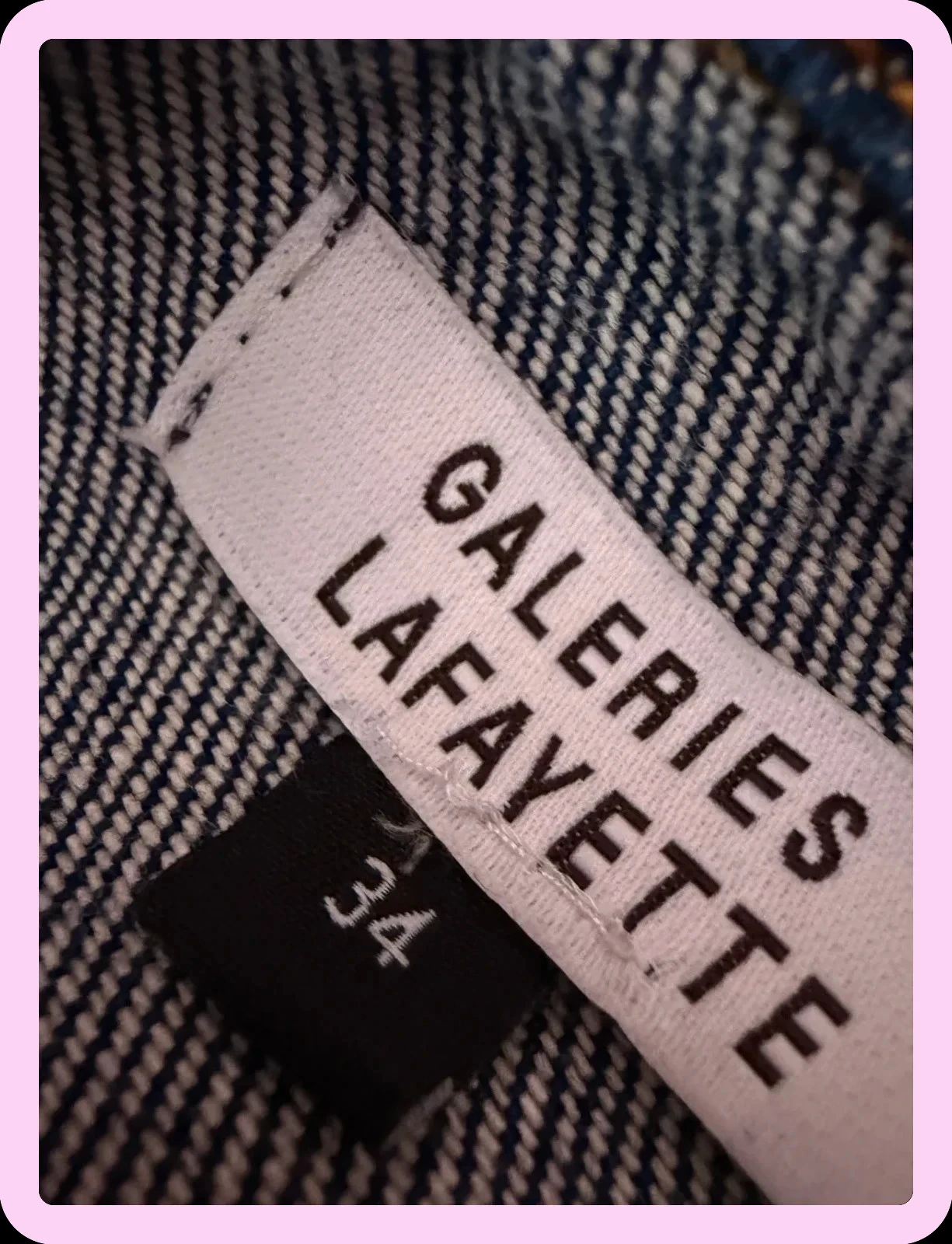 Galeries Lafayette jumpsuit, size 34 in denim – photo 9